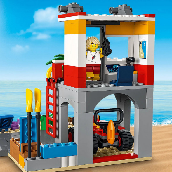 Конструктор LEGO City 60328 Пост спасателей на пляже в Хабаровске