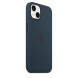 Силиконовый чехол MagSafe для Apple iPhone 13, Abyss Blue в Хабаровске