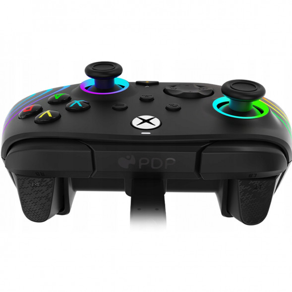 Геймпад проводной PDP для Xbox Afterglow Wave, Black в Хабаровске