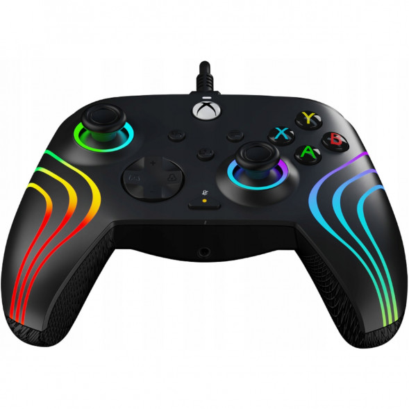 Геймпад проводной PDP для Xbox Afterglow Wave, Black в Хабаровске