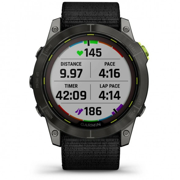 Умные часы Garmin Enduro 2 угольно-серый DLC титановый с нейлоновым ремешком UltraFit 010-02754-01 в Хабаровске