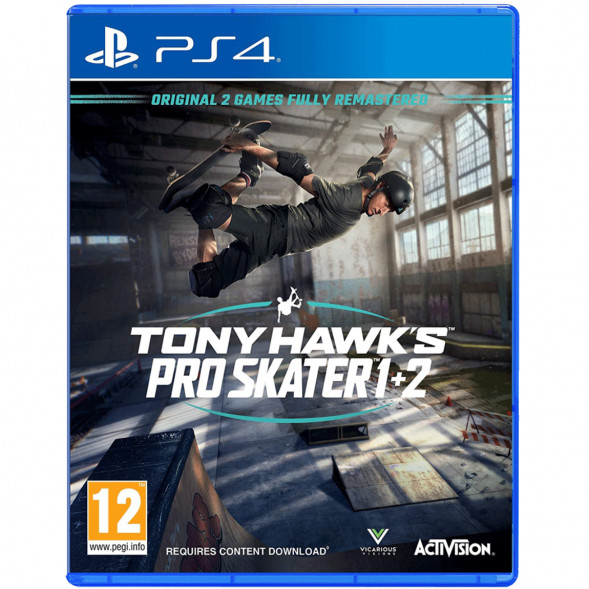 Игра Tony Hawk&amp;#039;s Pro Skater 1 + 2 [PS4, английская версия] в Хабаровске