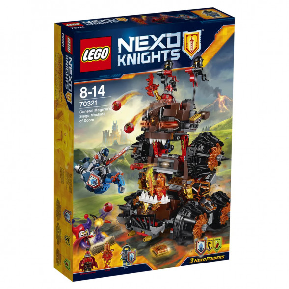 Конструктор LEGO Nexo Knights 70321 Роковое наступление Генерала Магмара в Хабаровске