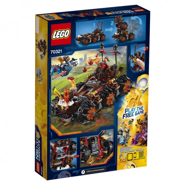 Конструктор LEGO Nexo Knights 70321 Роковое наступление Генерала Магмара в Хабаровске