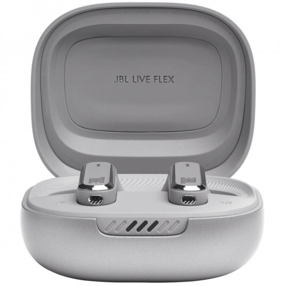 Беспроводные наушники JBL Live Flex, серебристый в Хабаровске