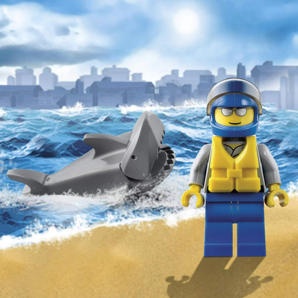 Конструктор LEGO City 60011 Спасение сёрфингиста в Хабаровске