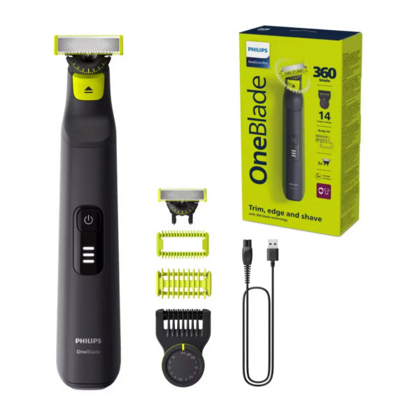 Триммер Philips QP6542/15 OneBlade 360 Pro Face + Body в Хабаровске