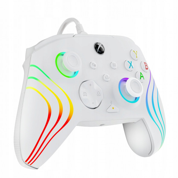 Геймпад проводной PDP для Xbox Afterglow Wave, White в Хабаровске