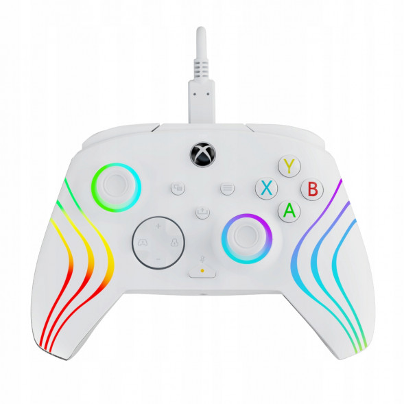 Геймпад проводной PDP для Xbox Afterglow Wave, White в Хабаровске