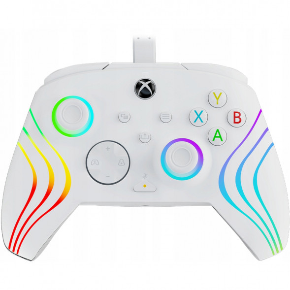 Геймпад проводной PDP для Xbox Afterglow Wave, White в Хабаровске