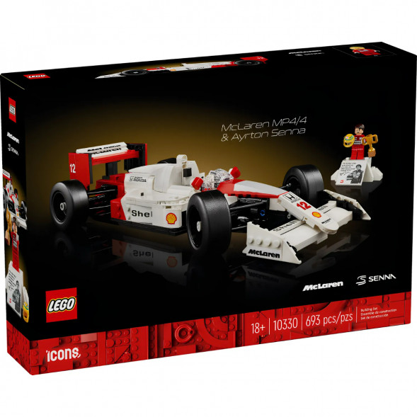 Конструктор LEGO Коллекционные наборы 10330 McLaren F1 MP4/4 и Айртон Сенна в Хабаровске