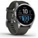 Умные часы Garmin Fenix 7s серебристый с графитовым силиконовым ремешком 010-02539-01 в Хабаровске