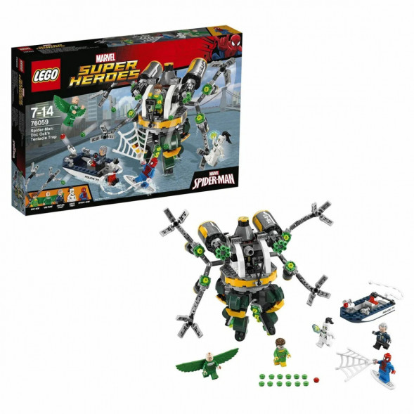 Конструктор LEGO Super Heroes 76059 Человек-паук: в ловушке Доктора Осьминога в Хабаровске