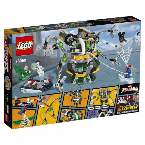 Конструктор LEGO Super Heroes 76059 Человек-паук: в ловушке Доктора Осьминога в Хабаровске
