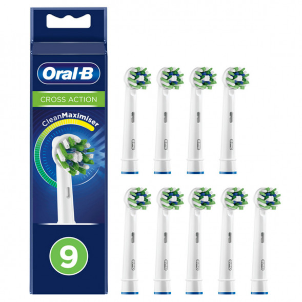 Насадки на зубные щетки Oral-B Cross Action, 9 шт. в Хабаровске