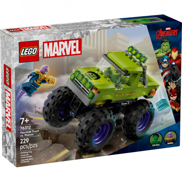 Конструктор LEGO Super Heroes 76312 Халк на внедорожнике против Таноса в Хабаровске