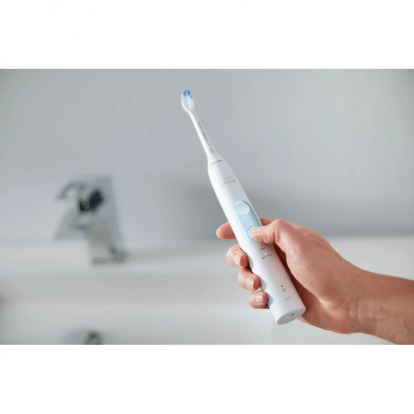 Электрическая звуковая зубная щетка Philips Sonicare ProtectiveClean 4500, White в Хабаровске