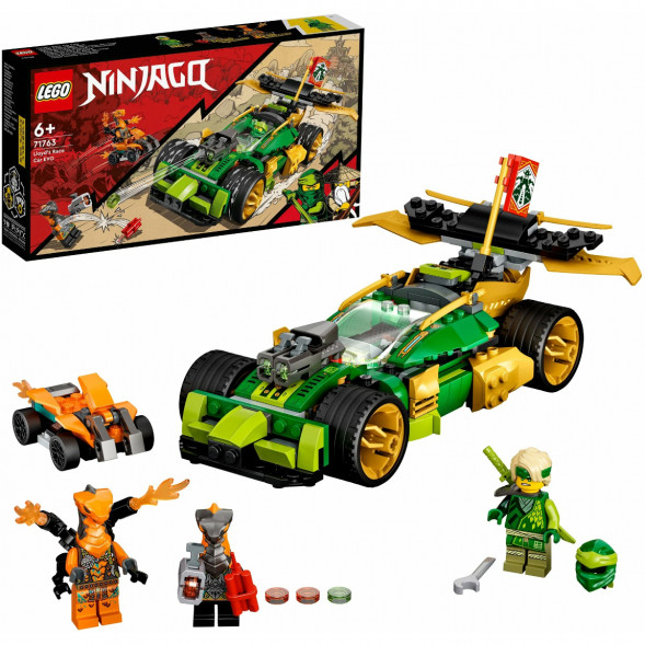 Конструктор LEGO Ninjago 71763 Гоночный автомобиль ЭВО Ллойда в Хабаровске