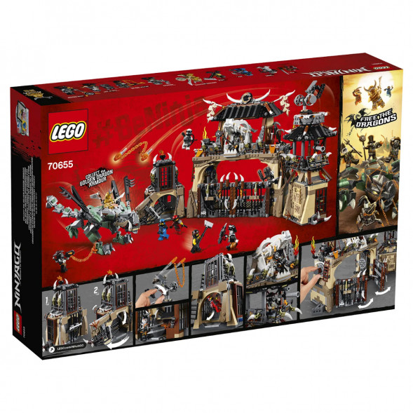 Конструктор LEGO Ninjago 70655 Пещера драконов в Хабаровске