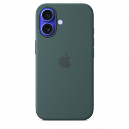 Чехол Apple для iPhone 16 Silicone MagSafe, Lake Green (MYY83ZM/A)