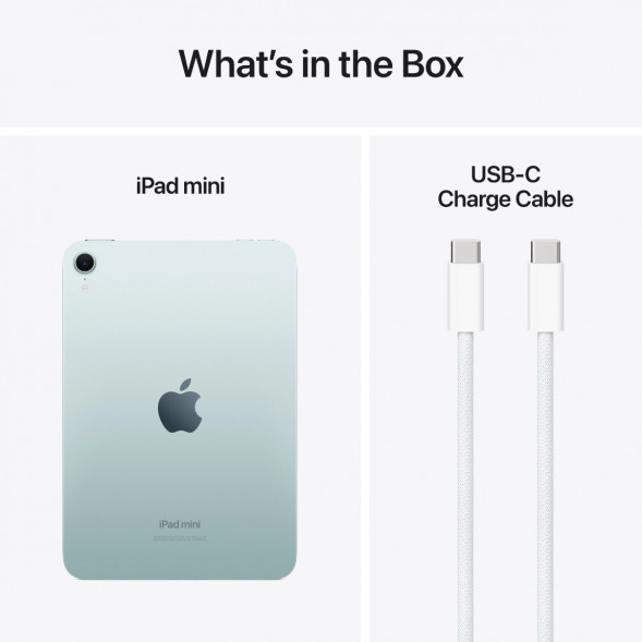 Планшет Apple iPad Mini (2024) Wi-Fi + Cellular 512GB, Голубой в Хабаровске