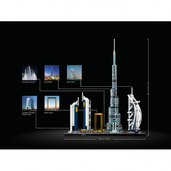 Конструктор LEGO Architecture 21052 Дубай в Хабаровске