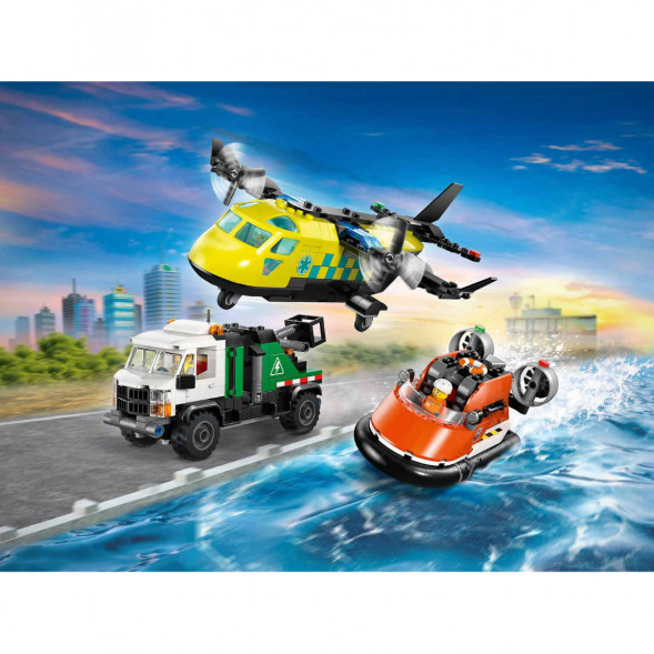 Конструктор LEGO City 60505 Самолет, сервисный грузовик и судно на воздушной подушке в Хабаровске