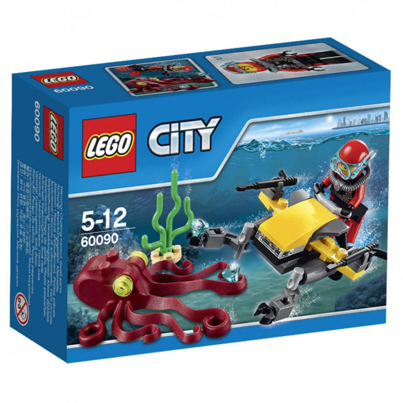 Конструктор LEGO City Deep Sea Explorers 60090 Глубоководный скутер в Хабаровске