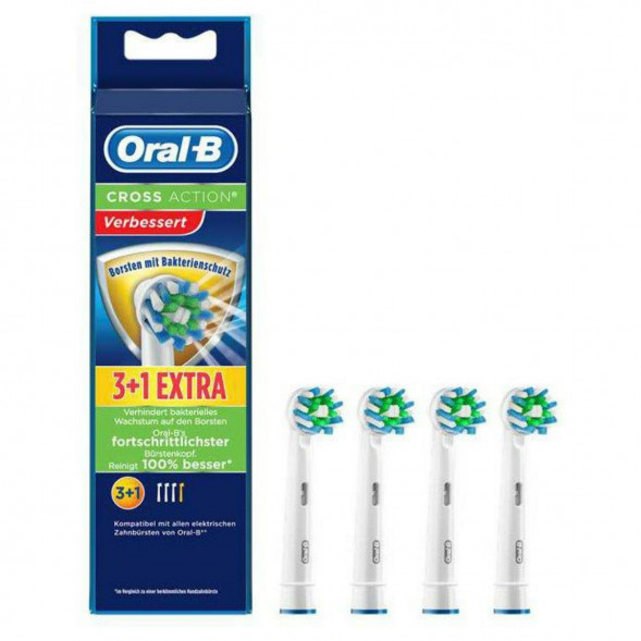 Насадки на зубные щетки Oral-B Cross Action (3+1 Extra), 4 шт. в Хабаровске