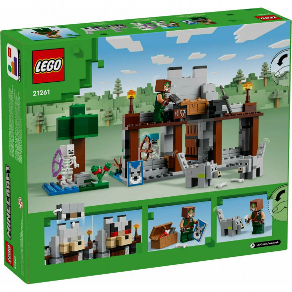 Конструктор LEGO Minecraft 21261 Волчья крепость в Хабаровске