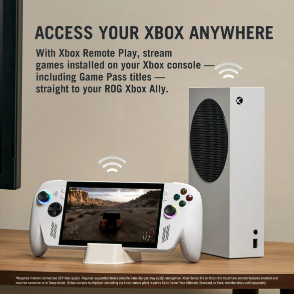 Портативная игровая консоль Asus Rog Ally Xbox 16GB/512GB Z2A, White в Хабаровске