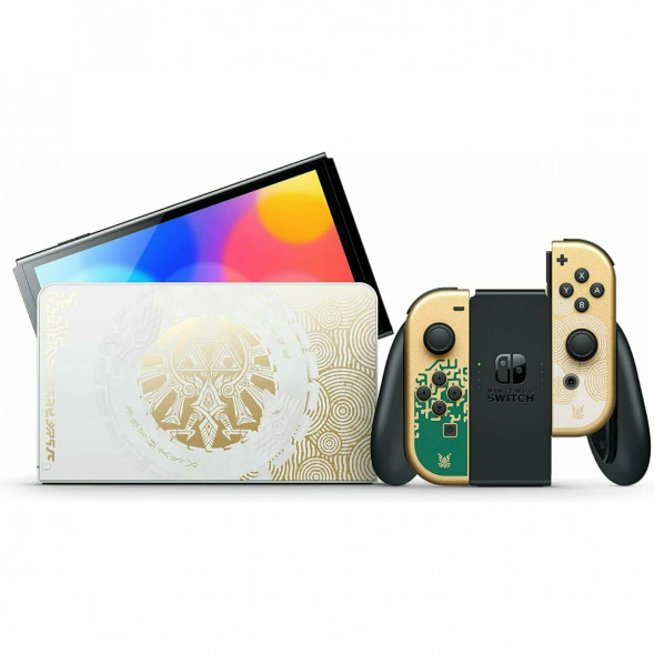 Игровая приставка Nintendo Switch OLED 64 ГБ, без игр, The Legend of Zelda: Tears of the Kingdom в Хабаровске