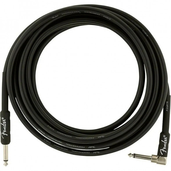 Инструментальный кабель Fender Professional Series 10 ft, 3 м, jack 6.3, черный в Хабаровске