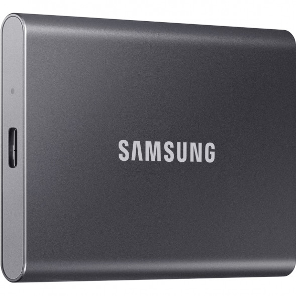 1 ТБ Внешний SSD Samsung T7, USB 3.2 Gen 2 Type-C, серый в Хабаровске