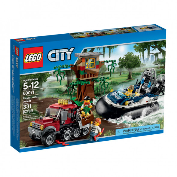 Конструктор LEGO City 60071 Полицейский корабль на воздушной подушке в Хабаровске