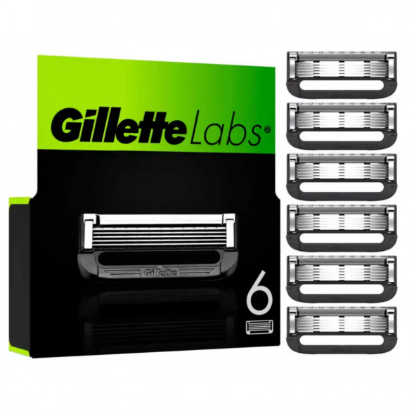 Лезвия для бритвы Gillette Labs, 6 шт. в Хабаровске