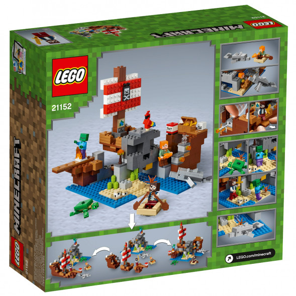 Конструктор LEGO Minecraft 21152 Приключения на пиратском корабле в Хабаровске