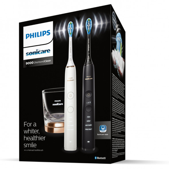 Набор из 2 электрических зубных щеток Philips Sonicare HX9914/57 9000 DiamondClean в Хабаровске