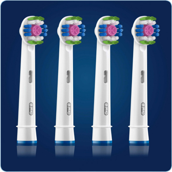 Насадки на зубные щетки Oral-B 3D White, 4 шт. в Хабаровске