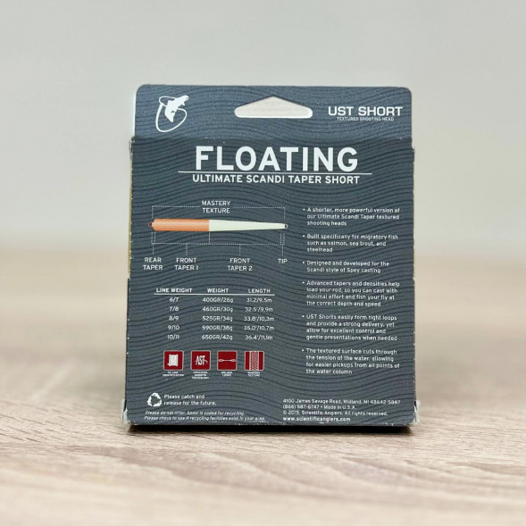Рыболовная леска Scientific Anglers UST Short St-8/9-f Floating 124997 в Хабаровске