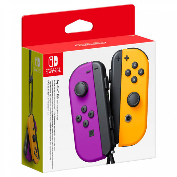 Геймпад Nintendo Switch Joy-Con controllers Duo, фиолетовый/оранжевый в Хабаровске