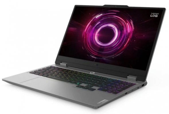 Ноутбук Lenovo LOQ 15AHP10(83JG007PUS) (15.6 &amp;quot;, Ryzen 7, 16 Гб RAM, 512 Гб SSD, GeForce RTX 5060, Серый) в Хабаровске