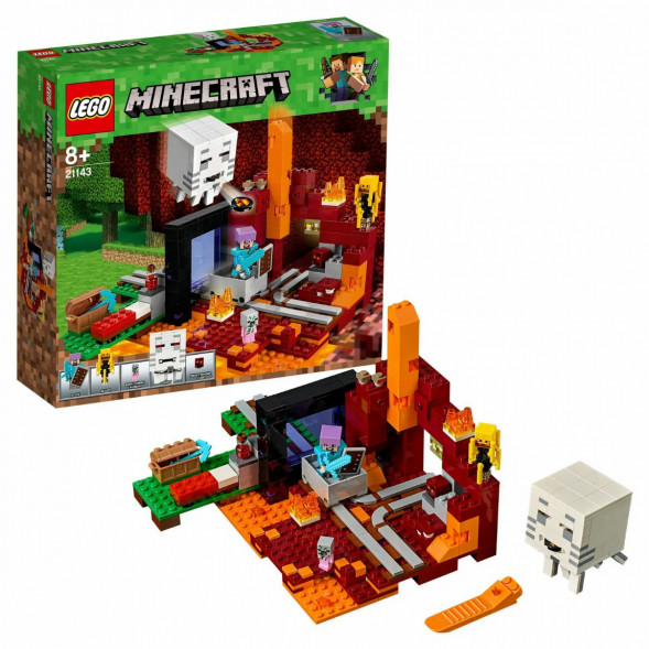 Конструктор LEGO Minecraft 21143 Портал в Подземелье  в Хабаровске