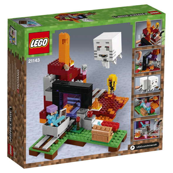 Конструктор LEGO Minecraft 21143 Портал в Подземелье  в Хабаровске