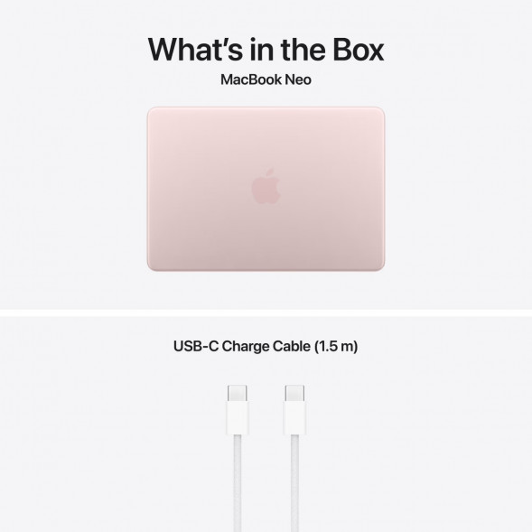 Ноутбук Apple MacBook Neo MHFJ4 (A18 Pro 5-Core GPU, 8/512GB), Розовый/Blush в Хабаровске