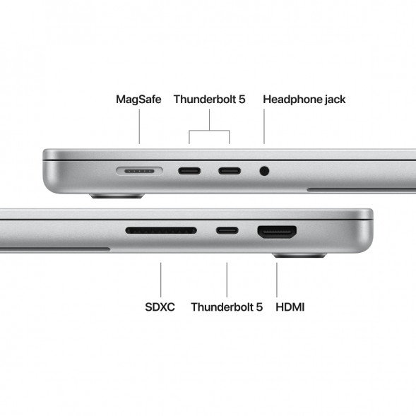 Ноутбук Apple MacBook Pro 16 2026 MGE94 (M5 Max 40-Core GPU, 48/2TB), Серебристый/Silver в Хабаровске