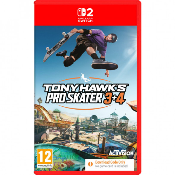 Игра Tony Hawk&amp;#039;s Pro Skater 3+4 (код загрузки) [Nintendo Switch 2, английская версия] в Хабаровске