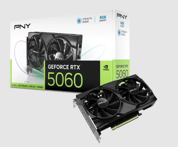 Видеокарта PNY GeForce RTX 5060 OC Dual Fan в Хабаровске
