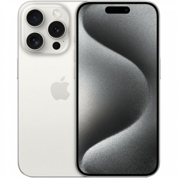 Смартфон Apple iPhone 15 Pro Max 256 ГБ, Dual: nano SIM + eSIM, белый титан в Хабаровске