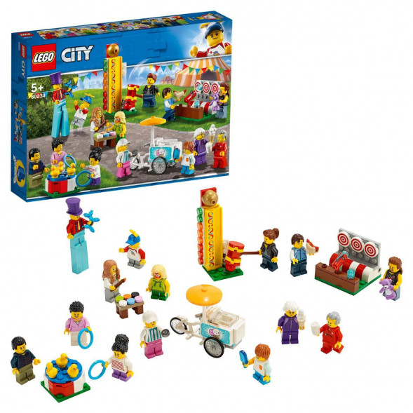 Конструктор LEGO City Town 60234 Комплект минифигурок Весёлая ярмарка в Хабаровске